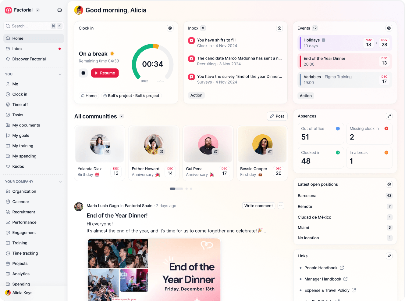 Explore the platform