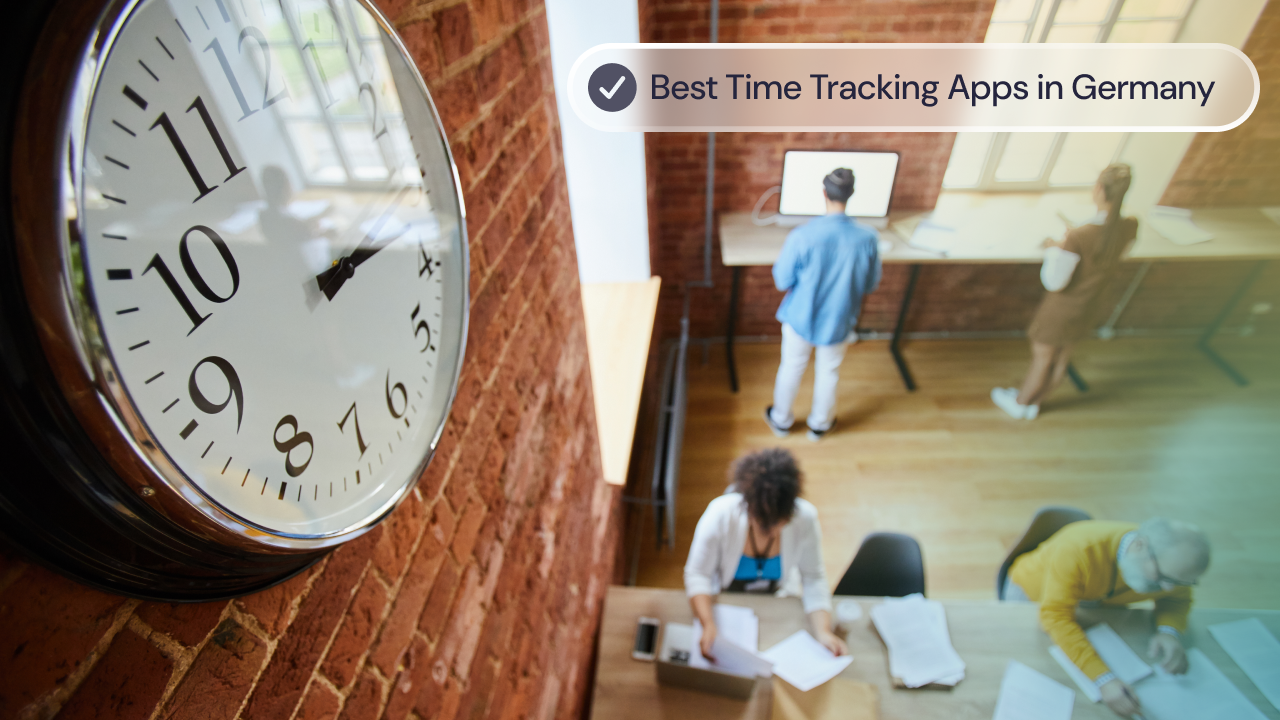 Best time tracking apps in Germany to effectively tracking employee hours