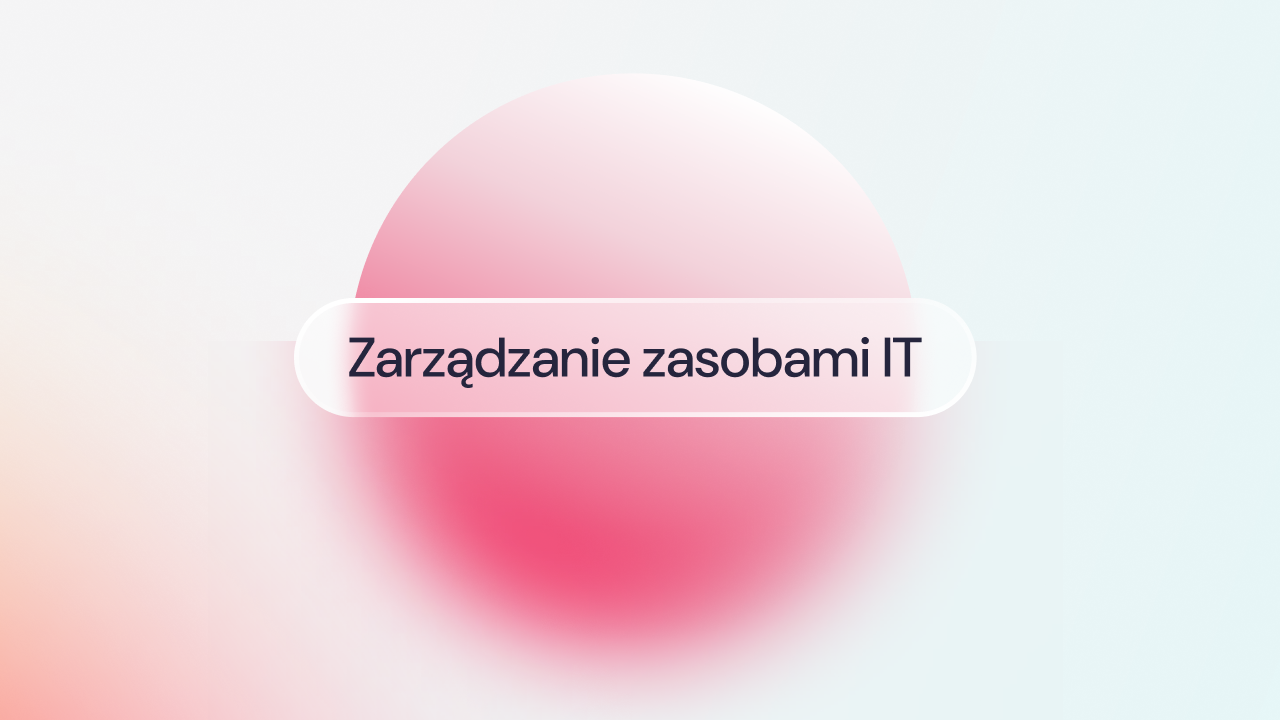 Grafika z różowym kołem na jasnym tle.