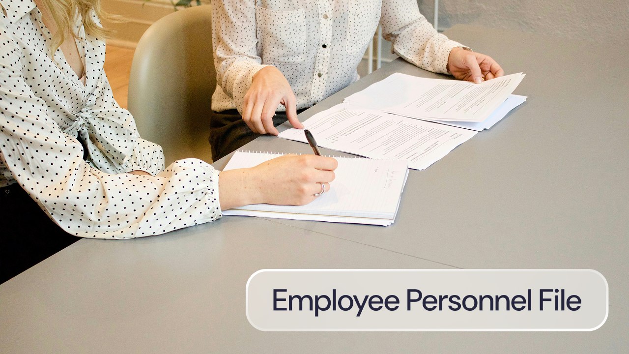 employee personnel file